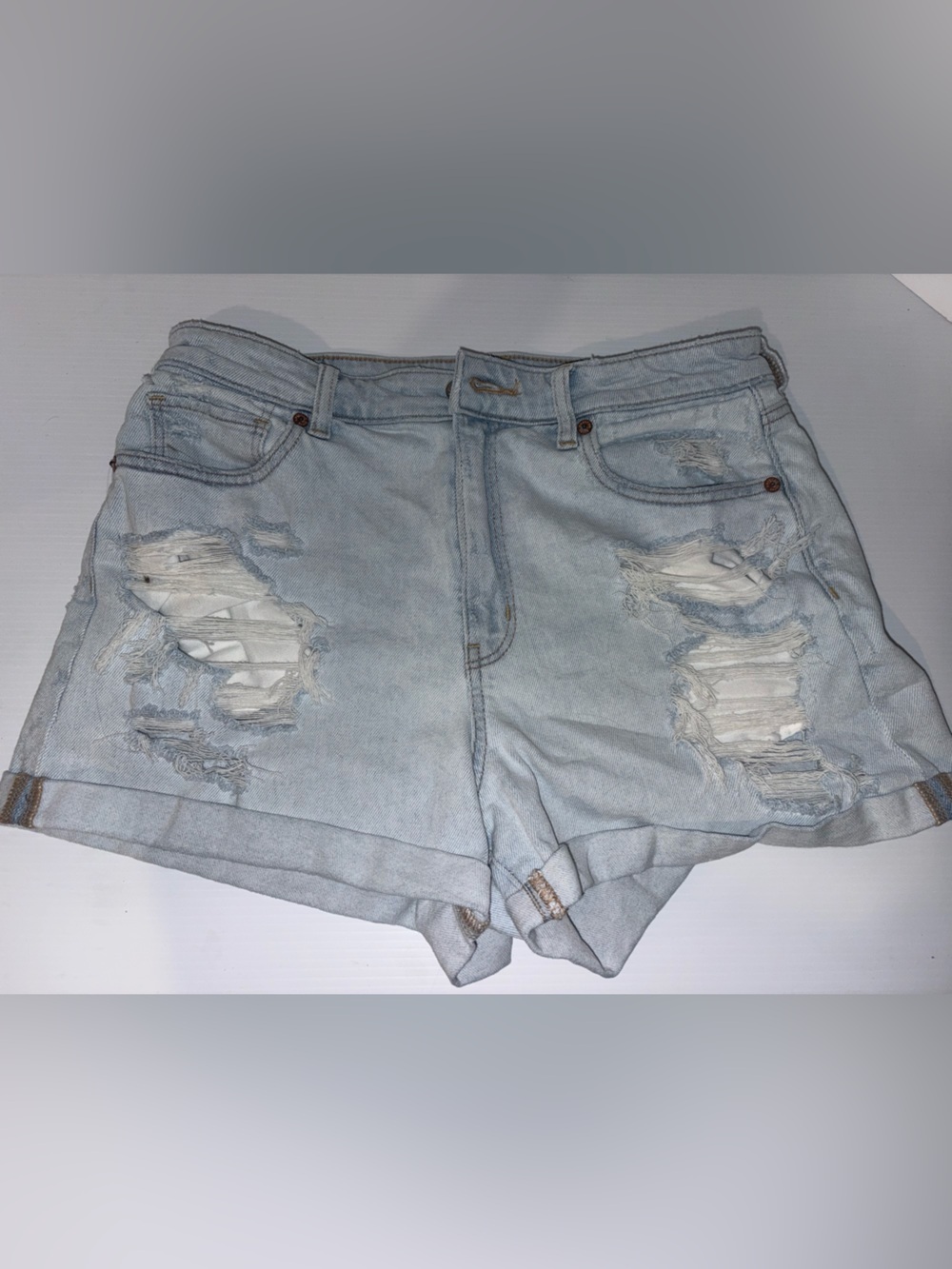 American Eagle Outfitters Light Blue Denim Shorts